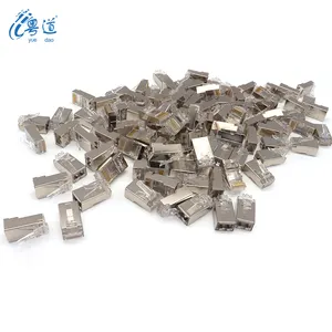 Network Cable Connector 8P8C Cat6e Shielded Rj45 rj11 rj45 connector Network Connector Modular Plug