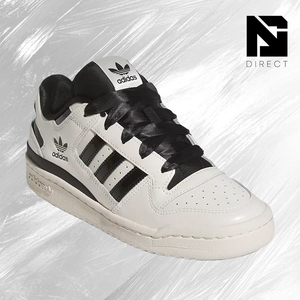 Adidas Wmns Forum Low Cl 'off White Black Patent' รองเท้าอินเทรนด์รองเท้าผ้าใบแฟชั่นคลาสสิกสำหรับผู้หญิงและสุภาพสตรี - Product Image 2