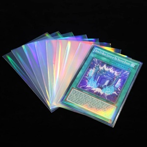 Wholesale Unique Holographic PP Eco-Friendly Custom Size Photocard Sleeves for TCG Kpop <b>Cards</b> - Product Image 3