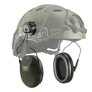Orejera antiruido V10, protectores auditivos tácticos de caza, protección auditiva insonorizada para tiro, ajuste para casco FAST/ACH/MICH - Product Image 1