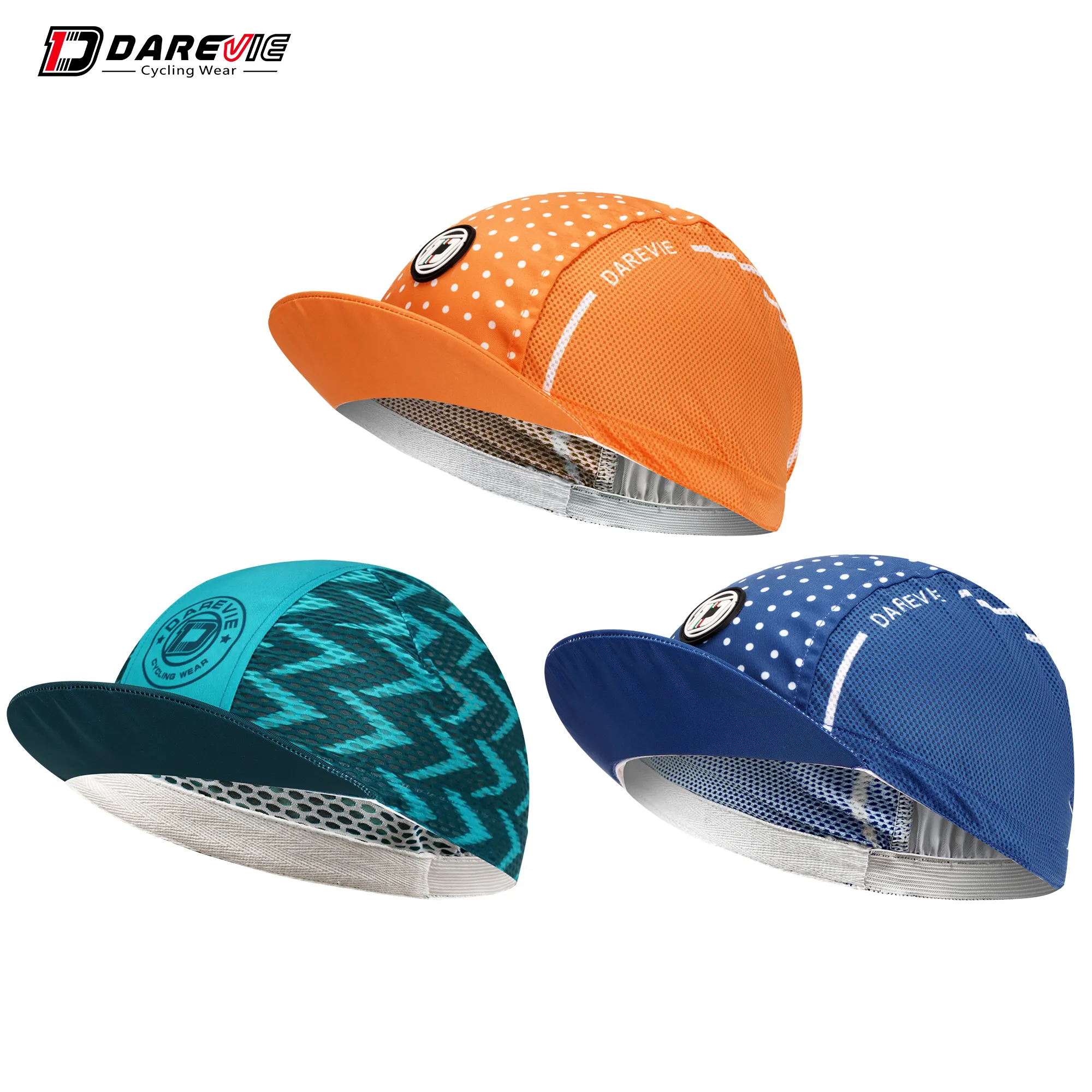 Darevie professional custom cycling caps with one size fits all for the outdoor sports keep moving cycling accessories
