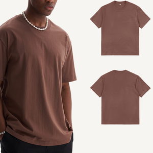 T-shirt de couleur unie décontracté de haute qualité pour hommes, style de rue à la mode avec impression numérique - Product Image 4