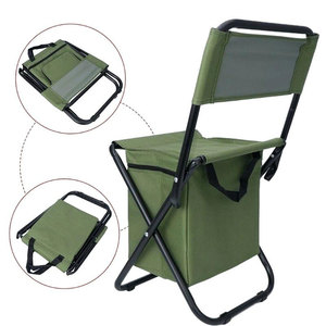 Adjustable Durable Light Weight <strong>Portable</strong> Folding Camping Beach Chair Cooler Folding <strong>Stool</strong> with Oxford Fabric - Product Image 2