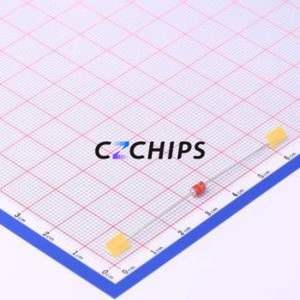 Original et nouveau composant de trou traversant de RL102-301M (THT), tube de décharge en verre de transistor de D2.6xL4.3mm - Product Image 1