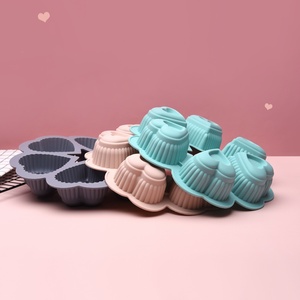케이크 몰드 여섯 스트레이트 하트 디저트 마카롱 주방 베이킹 팬 베이킹 주방 용품 - Product Image 2