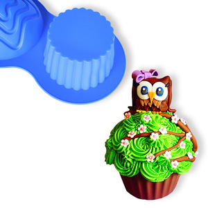 Big Giant Cupcake Mold Silicone Cake Mold 2 Pieces Irregular Shape Chocolate Molds - Product Image 2