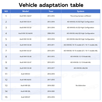 Módulo Decodificador Inalámbrico Apple CarPlay Android Auto para Audi MMI 3G MIB RMC, Kit de Interfaz A1 A3 A4 A5 A6 A7 A8 Q2L Q3 Q5 Q5L Q7