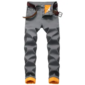 Gingtto – pantalon en jean élégant pour homme, nouveau modèle, Denim d'affaires, hiver