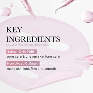 medicube Jöle Jel Maske Somon DNA PDRN Pembe Kolajen 4'lü Gece Yüz Maskesi Cam Gibi Parlak Bir Cilt İçin 28g x 4 adet Kore Cilt Bakımı - Product Image 5