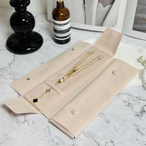 Fermoir magnétique robuste, emballage de bijoux en gros, délai de livraison rapide, sacs à colliers personnalisés imprimés - Product Image 5