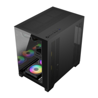 Boîtier PC Gamer AntarcChill ATX en Verre Trempé, Châssis de Bureau, Logo Personnalisé, Boîtier d'Ordinateur Mid-Tower – Meilleur Prix