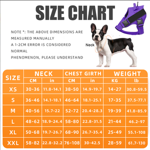 Harnais réfléchissant pour chien, gilet réglable avec sangle de poitrine et porte-étiquette d'identification pour la promenade en extérieur - Product Image 6