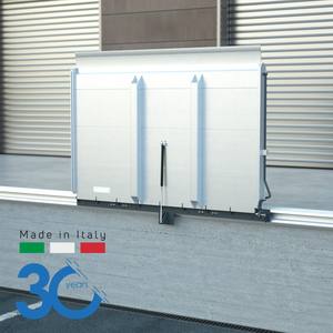 Rampe manuelle coulissante TM PEDANE avec assistance par vérin à gaz, rampe de chargement en aluminium pour différences de hauteur, capacité 5000-6000 kg - Product Image 1