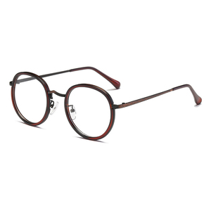 <span class=keywords><strong>Occhiali</strong></span> <span class=keywords><strong>da</strong></span> <span class=keywords><strong>vista</strong></span> Vintage con montatura rotonda per <span class=keywords><strong>occhiali</strong></span> <span class=keywords><strong>da</strong></span> <span class=keywords><strong>vista</strong></span> - Product Image 4