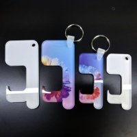 Ouvre-porte à transfert thermique 8 points, 10 pièces, en acrylique et plexiglas, pendentif en forme de pendentif, impression et forme à personnaliser