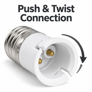 <span class=keywords><strong>Adaptateur</strong></span> de <span class=keywords><strong>douille</strong></span> E27 vers B22 à <span class=keywords><strong>vis</strong></span> vers baïonnette pour ampoules LED, CFL et incandescentes – Vente directe usine - Product Image 4