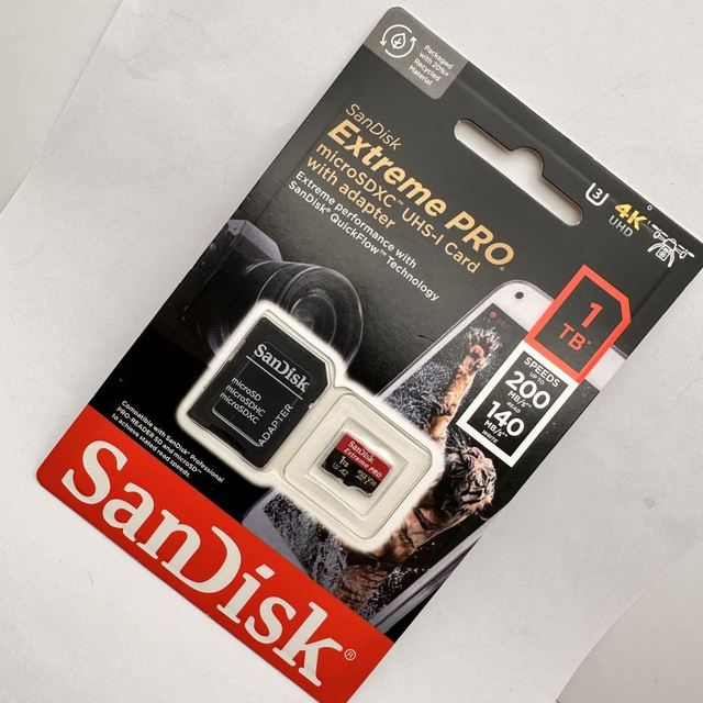 Brand New Original SanDisk      4GB 8GB 16GB 32GB 64GB 128GB 256GB 512GB 1TB 2TB Extreme Pro Memory Card,   with Adapter