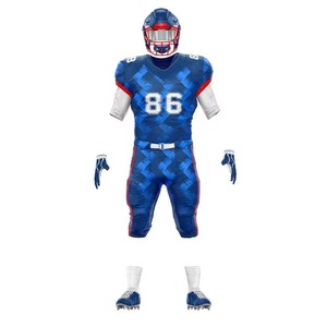 American Football Uniform For Sports Training Breathable 100%polyester Material <b>Comfortable</b> Fit Designed Football jersey - Product Image 2