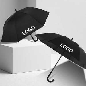 Parapluies de golf droits semi-automatiques en tissu écologique personnalisés, <span class=keywords><strong>grand</strong></span> format, coupe-vent, avec impression de logo, vente en gros - Product Image 5