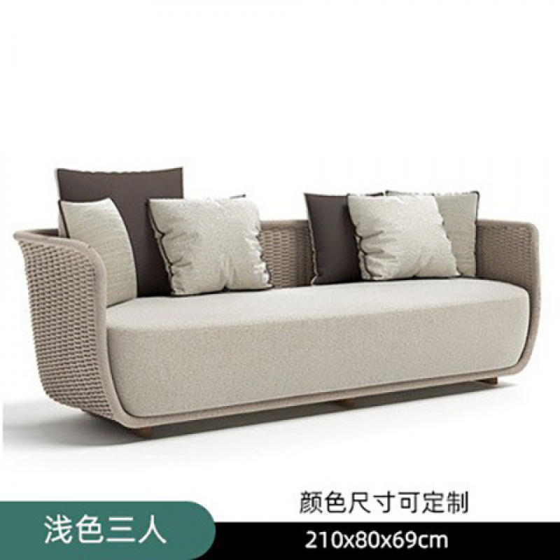 Trois personnes (tressage de corde)