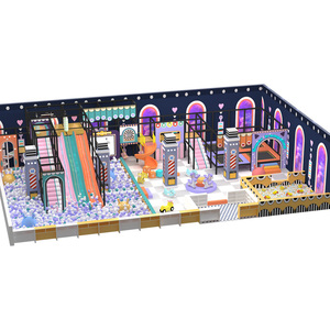 Aire de <span class=keywords><strong>jeux</strong></span> intérieure sur le thème du carnaval personnalisable avec trampolines, toboggans et <span class=keywords><strong>jeux</strong></span> interactifs pour centre de divertissement pour enfants - Product Image 2