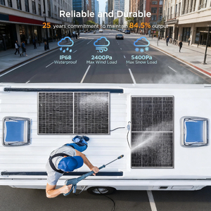 Système de panneaux solaires pliables en silicium monocristallin IBC de niveau commercial 200W, efficacité 23%, TUV pour une charge rapide - Product Image 4