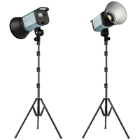 VLOGLITE 100W Iluminación Fotográfica Continua LED COB Profesional, Montura Bowens, Luz de Estudio de Video HD para Transmisión en Vivo