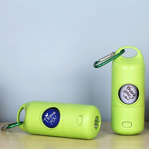 Distributeur de sacs à déjections canines en ABS de qualité supérieure avec lampe de poche, support mains libres pour sacs à déjections avec clip - Product Image 3