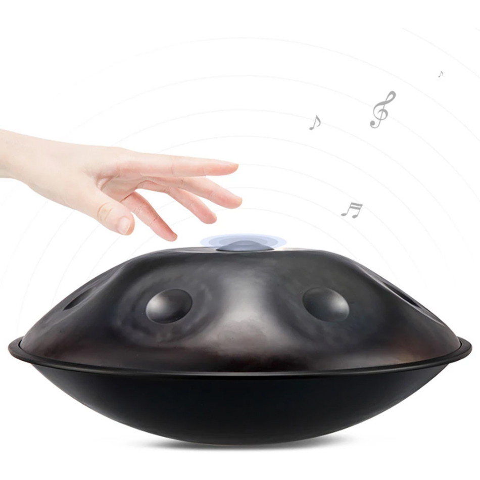 Сталь, 22 дюйма, 10/9 тон Handpan диск язык барабан, а также беззаботное её барабан который сделает вашего ребенка центром барабан музыкальный инструмент