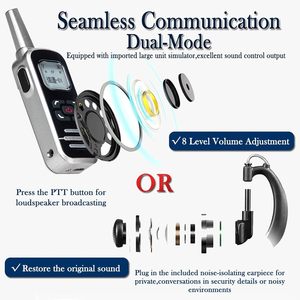 T-M6P Mini Walkie Talkie Con <span class=keywords><strong>Radio</strong></span> FM HELIDA Mini <span class=keywords><strong>Radio</strong></span> <span class=keywords><strong>One</strong></span> Way <span class=keywords><strong>Radio</strong></span> Ricevitore - Product Image 6