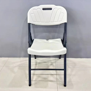Chaises pliantes modernes pour événements extérieurs, mariages et banquets, couleur blanche, vente en gros - Product Image 1