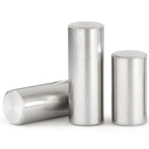 Goupilles cylindriques en acier inoxydable Binda, rainurées, finition brillante, usage général, norme GB119 - Product Image 1
