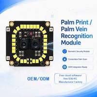 Módulo Compacto de Escáner de Huellas Dactilares y Venas Palmarias, Bluetooth, WiFi, FreeRTOS, Control de Acceso, Pago, ODM, Android, Windows, Linux, SDK
