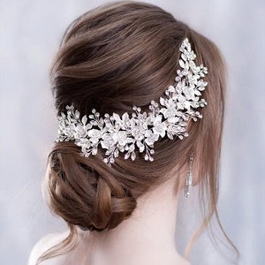 New Fashion Hand-woven Rhinestone <strong>Flower</strong> Bridal Headdress National Style <strong>Hair</strong> Accessories <strong>Hair</strong> <strong>Band</strong> - Product Image 1