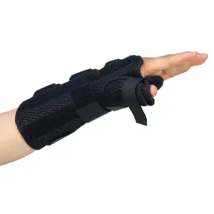 Orthopedic Wrist Brace And Thumb Splint Wrist Support Splint Adjustable Night Wrist Belt Hand Support For Arthritis