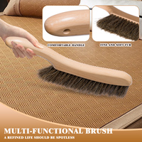 Brosse de nettoyage de vitres Liu Shunda, poils de crin de cheval, manche en bois, écologique, durable, multifonctionnelle, design moderne, vente chaude