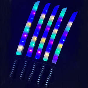 Nouvelles Épées Jouets Lumineuses Sonores, Sabres <span class=keywords><strong>Laser</strong></span> Musicaux LED Clignotants, Jouets de Fête pour Enfants, Cosplay Anime, Épées Ninja Lumineuses - Product Image 2