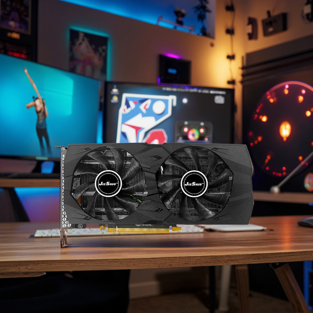 Factory Wholesale JieShuo GTX 1070 8GB Graphics Card Best Selling Computer Build Game PC Video Card Factory Customization