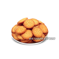 Mini galletas saladas crujientes, redondas y personalizadas, venta al por mayor, de china