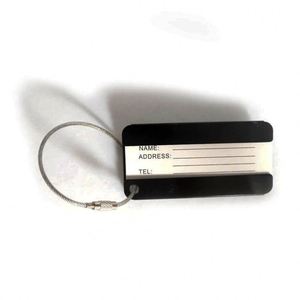 Étiquette de bagage personnalisée en alliage d'aluminium et acier inoxydable étanche QM Promotion - Product Image 2