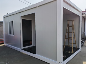 Đúc sẵn Di động Modular container nhà với bánh sandwich bảng điều chỉnh thiết kế di động phẳng gói văn phòng khách giải pháp - Product Image 3