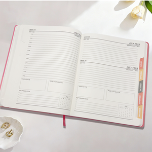 สมุดบันทึกไดอารี่แบบกำหนดเอง ปี 2026 พร้อมกล่องใส่แบบพกพา วางแผนรายวัน รายสัปดาห์ รายเดือน - Product Image 4