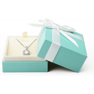 Velvet pendant necklace gift <b>box</b> <b>long</b> chain display cabinet, customizable according to needs - Product Image 1