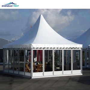 Sang trọng hình lục giác chùa lều không thấm nước PVC Bìa nhôm 5M đôi 3x3m 10m tổ chức sự kiện tán cho bên ngoài trời triển lãm thương mại đám cưới - Product Image 5