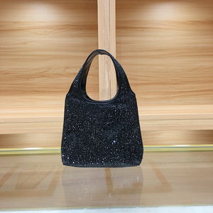 กระเป๋าคลัทช์ประดับพลอยเทียมสีชมพูสำหรับผู้หญิงกระเป๋าถือสะพายข้างประดับคริสตัลแฟชั่นสำหรับงานเลี้ยงตอนเย็นและงานแต่งงาน - Product Image 5