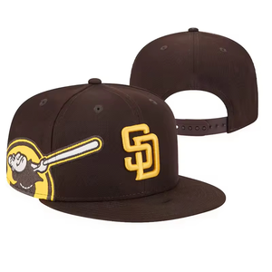 หมวกเบสบอลแบบ snapback ทรง 6 แผง ปีกแบน สไตล์วินเทจ คุณภาพสูง สำหรับทุกเพศ รับผลิตตามสั่ง ปักโลโก้ 3 มิติ พิมพ์ลาย สำหรับเล่นกีฬา ชายหาด ตกปลา - Product Image 4