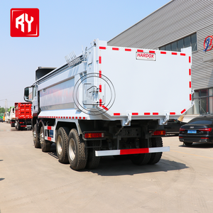 RUIYUAN <span class=keywords><strong>Camion</strong></span> à benne basculante à bas <span class=keywords><strong>prix</strong></span> HOWO Sinotruk 8x4 en forme <span class=keywords><strong>de</strong></span> U utilisé <span class=keywords><strong>Camion</strong></span> à benne basculante arrière 351-450hp <span class=keywords><strong>Camion</strong></span> à benne basculante à 12 roues - Product Image 5