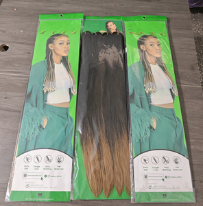 Extensions de cheveux synthétiques tressés EZ à trame simple 4X de 60 pouces et 300 g, vente chaude, pour tresses africaines, vente en gros - Product Image 2