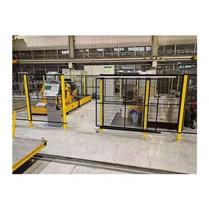 En çok satan makine güvenlik çiti yüksek kaliteli çelik metal kablolu çit robot güvenlik eskrim