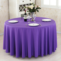 Nappe ronde de couleur unie en gros nappe ronde blanche nappes pour événements // décoration de mariage fournitures nappes